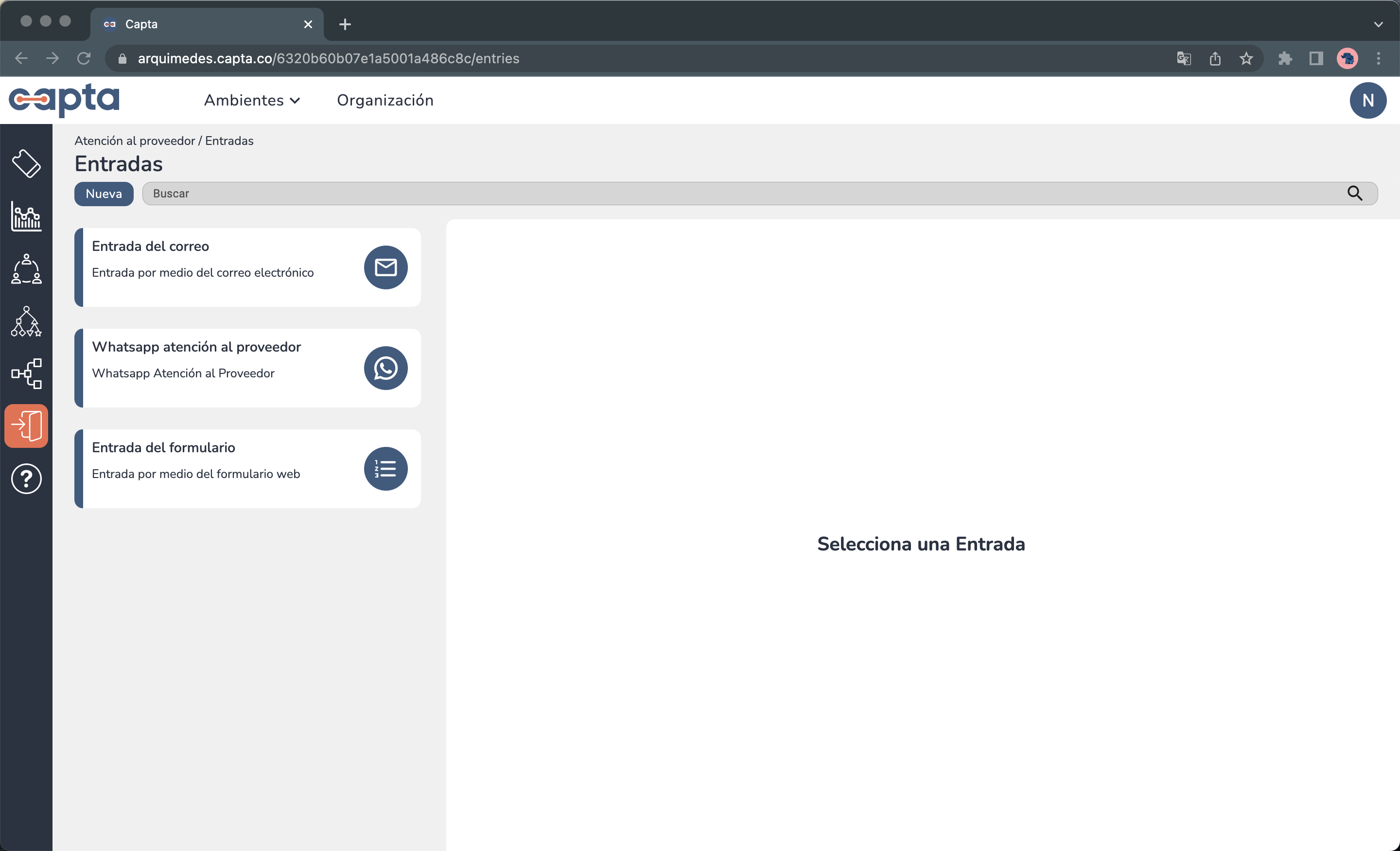 Imgen página principla de entradas