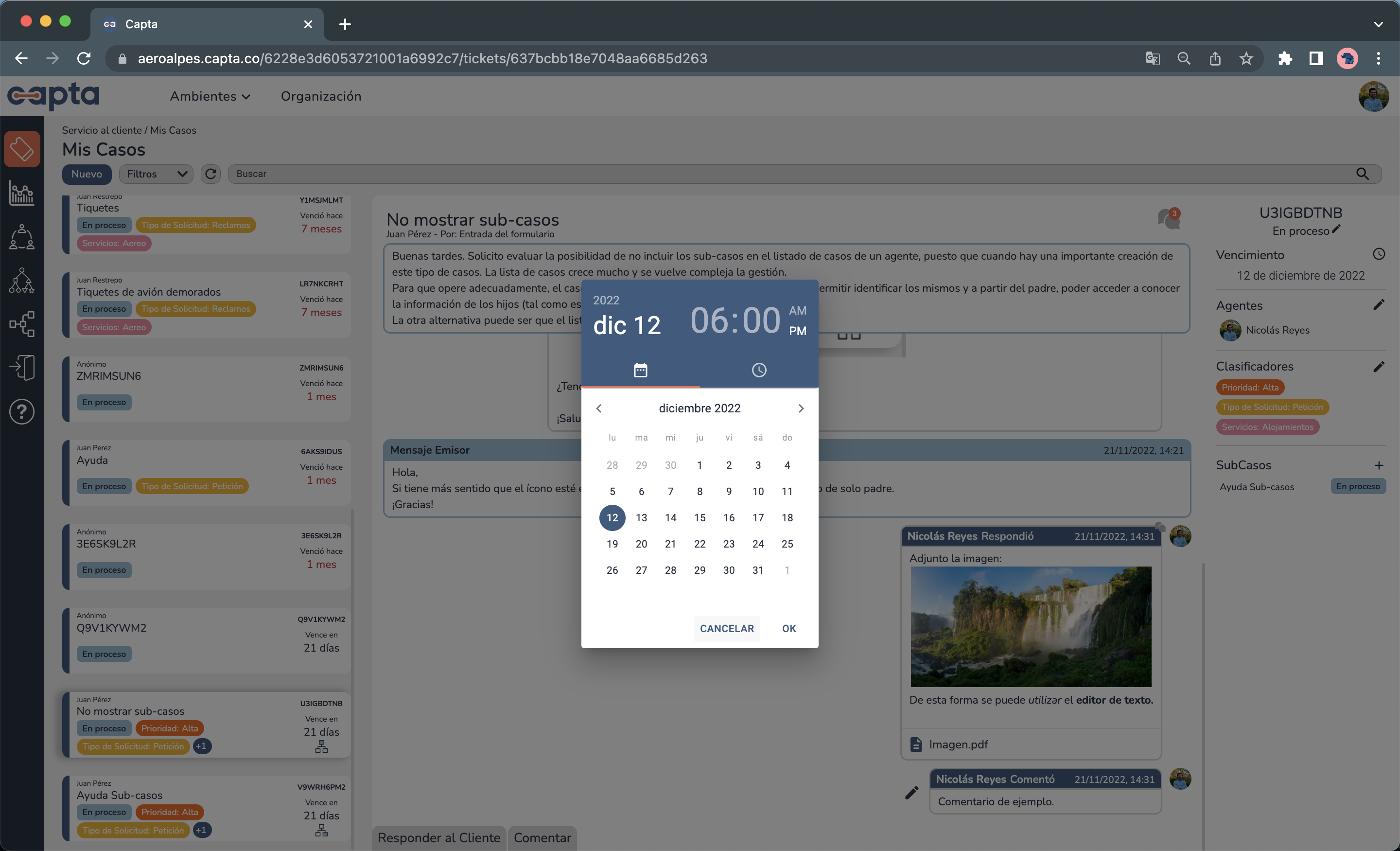 Imagen de Cambio fecha de vencimiento